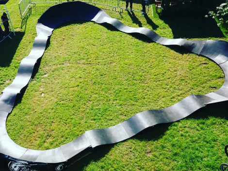 Portable Pumptrack setup in Scotland