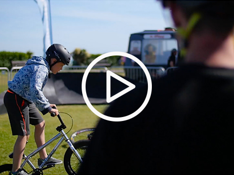 Video of cycling event